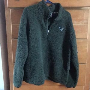 VS Pink Quarter ZIP Pullover